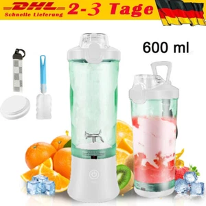 Mixer Smoothie Maker To Go, Mini Standmixer Tragbar mit 6-Klingen Edelstahl DHL - Bild 1 von 20
