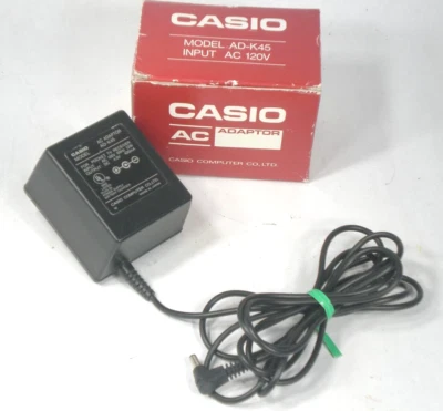 CASIO AD-K45 AC Power Supply Adapter Pocket TV Receiver AC 120V 60Hz 12W - Image 1 of 4