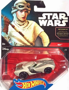 Star Wars Rogue One Hot Wheels Rey Character Car 2016 Mix - Imagen 1 de 4