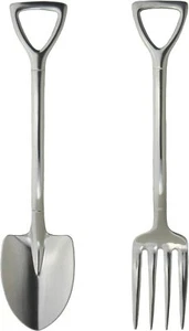 NAGAO Country Story Dinner Cutlery Set of 2 Mirror Made in Tsubame Japan - Picture 1 of 6