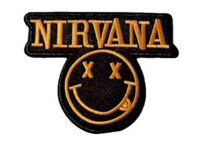 HANDMADE NIRVANA Punk Rock Metal Pop MUSIC Band Embroidered Logo iron on Patch Embroidery