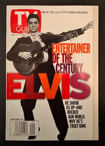 TV Guide Magazine January 1-7 2000 Elvis Presley ENTERTAINER OF THE CENTURY - Picture 1 of 1