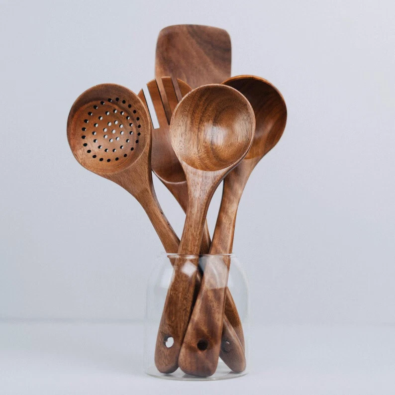 Деревянная кухонная утварь ручной работы - Изображение 1 из 1