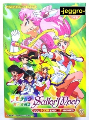 Anime DVD Sailor Moon COLLECTION Vol. 1-239 End + 7 Movies ENGLISH VERSION & SUB - Image 1 of 4