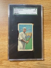 1909-11 T206 Al Burch Batting Brooklyn Superbas Piedmont Series 150 SGC Auth