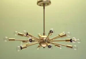 Sputnik-Kronleuchter aus der Mitte des Jahrhunderts, 18 Arme, moderne Hängelampe - Picture 1 of 1