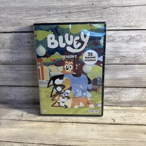 New! Bluey: Season 2 (DVD) Sealed Ships Free All 52 Episodes 2-Disc Set - Picture 1 of 4