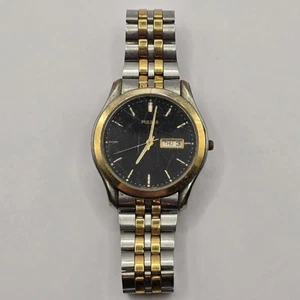 Orologio uomo analogico al quarzo bicolore vintage PULSAR - necessita di batteria nuova - Foto 1 di 7