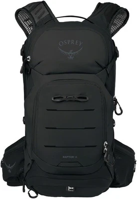 Mochila de hidratación Osprey Raptor 14, negra Foto 1 de 3