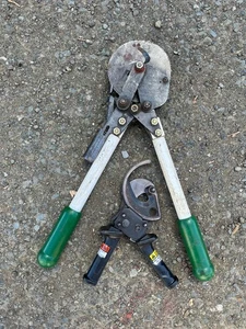 Greenlee cable cutter 774 + Huskie cable cutter R 750B - Picture 1 of 2