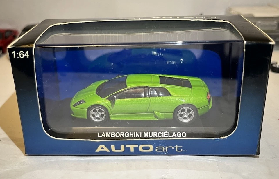 AUTOart 1/64 Lamborghini Murcielago Verde Metálico ¡Raro!  Foto 1 de 4