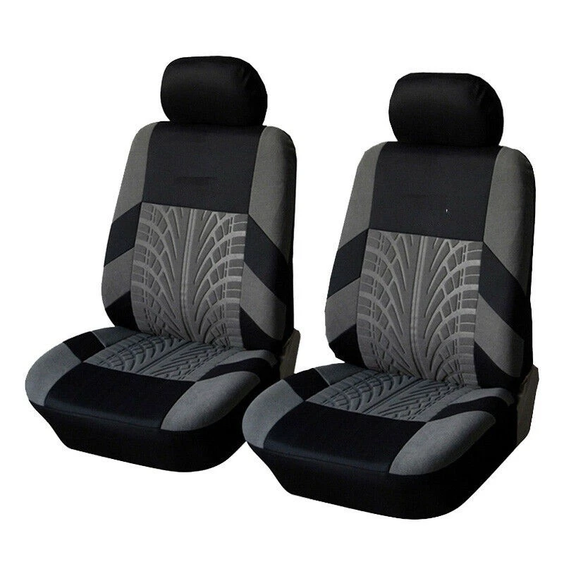 For Mini Cooper Paceman Hatchback Black & Grey Front Seat Cover Protector Cloth Foto 1 de 4