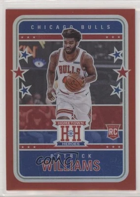 2020 Panini Chronicles Hometown Heroes Optic Red /149 Patrick Williams Rookie RC - Image 1 of 2