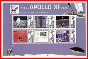 ANTIGUA 1994 APOLLO 11 M/S = SPACE SC#1822 ** CV$11.25  - Picture 1 of 1