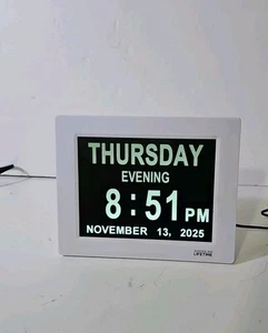 Reloj American Lifetime Day con día, fecha, campanas y alarmas.- Fuente X-grande. - Imagen 1 de 6