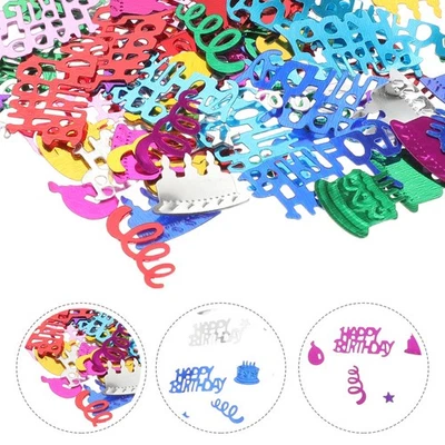 1 Bag Birthday Sequins Birthday Decoration Table Scatters birthday decor - Image 1 of 4