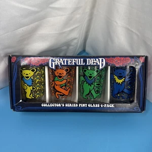 Grateful Dead Dancing Bears  Collector’s Series Pint Glass 4-pack 2012 ICUP - Picture 1 of 13