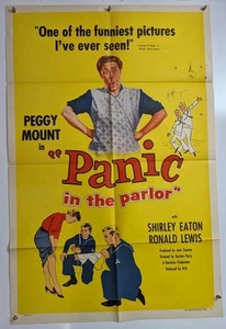 Shirley Eaton, Ronald Lewis "Panic In The Parlor" Original Vintage Movie Poster - Picture 1 of 1