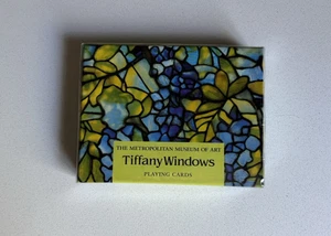 The Metropolitan Museum of Art Tiffany Windows Playing Cards 2 Decks Boxed NEU - Bild 1 von 7