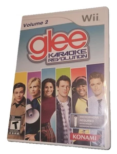 Karaoke Revolution Glee Volumen 2 Nintendo Wii Juego Micrófono Requerido Konami - Imagen 1 de 6
