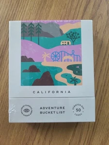 California Adventure Bucket List 50 Rubbelkarten Spiel | Karton leicht beschädigt - Bild 1 von 7