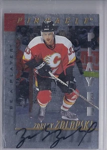 1997-98 BE A PLAYER ZARLEY ZALAPSKI DIE CUT AUTOGRAPH BAP AUTO 68 FLAMES - Bild 1 von 1