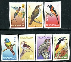 208 - Nicaragua 1986 - Birds - Used Set - Picture 1 of 2