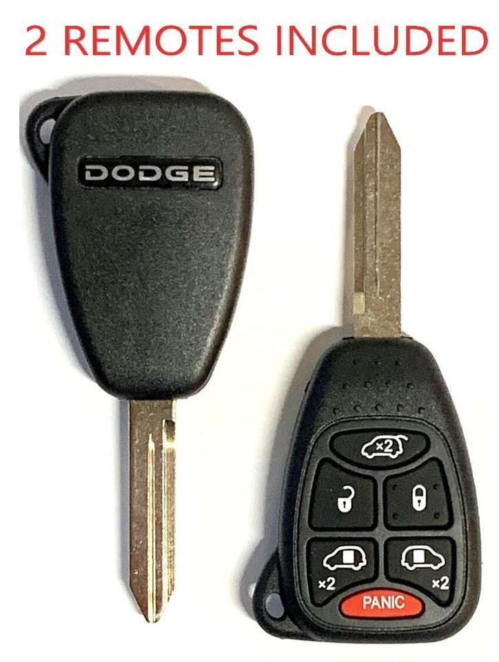 X2 NUEVO Dodge Caravan Grand Caravan 2004 2005 2006 2007 6B Mando a distancia Llavero A+++ Foto 1 de 2