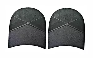 Shoe Heel Repair 6.5MM THICK rubber for 2 3/4 - 3 3/4 inch SOLD IN PAIRS - Picture 1 of 3