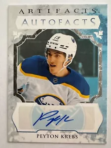 2023-24 Upper Deck Artifacts Autofacts Peyton Krebs - Picture 1 of 2