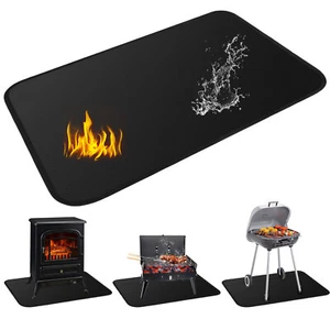 Barbecue Stove Mat Outdoor Grill Fireproof Mat for Countertop Patio Protection - Picture 1 of 7