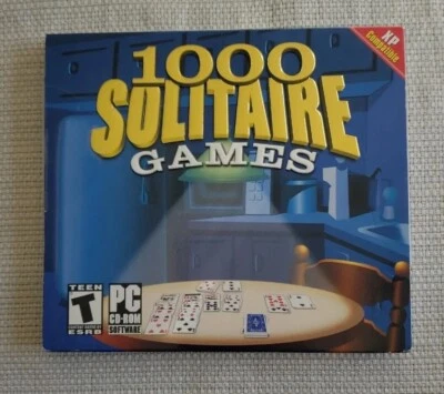 1000 Solitaire Games PC CD-ROM by Cosmi Factory Sealed  - Image 1 of 2
