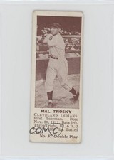 1941 Double Play R330 Separated Hal Trosky #87 Rookie RC