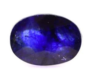 Loose Faceted Oval 10x7 mm Bangkok Natural Dark Blue Sapphire Gemstone 3.85 Ct - Picture 1 of 9
