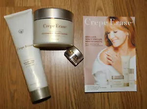 Crepe Erase 3-Piece Skin Care Treatment Kit Body & Eye Care, Fragrance Free, Box - Picture 1 of 9