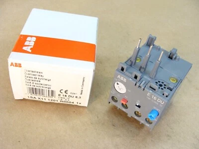 New ABB E16DU-6.3 Electronic Overload Relay 1.9-6.3 A Fast Ship 1PCS #DC - Image 1 of 4
