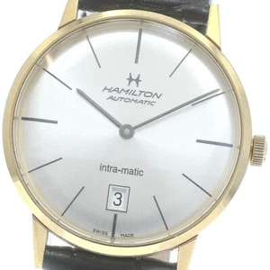 HAMILTON Intramatic H384750 Datum Silber Zifferblatt Automatik Herrenuhr_880676 - Bild 1 von 7