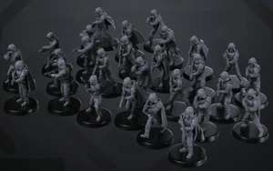 Star Wars Legion Stormtroopers ESPANSIONE modelli proxy stampati in 3d - Foto 1 di 1