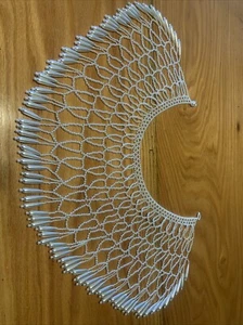 Stunning Vintage Faux Pearl Beaded Shrug, Wedding Shaw - Picture 1 of 6