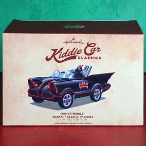 Hallmark Batman 1966 Batmobile Kiddie Car Classics LE Miniature Peddle Car 2017