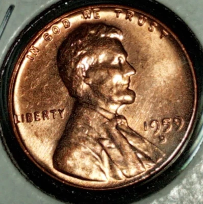 Mint Error Coin 1959 Denver  Doubled Die Obverse Uncirculated Mint Error  - Image 1 of 4