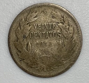 .400 Silver 1913 Chile 20 Centavos KM# 151.3 (1236) - Picture 1 of 2