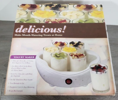 Salton йогурт маркер модель YM7 7 стеклянные банки с крышками - Изображение 1 из 4