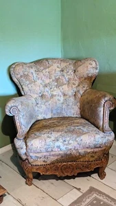 Antiker Sessel, Damensessel, Nostalgie, Ohrensessel - Bild 1 von 4