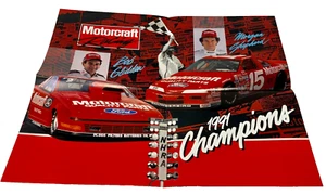 1991 Bob Glidden/Morgan Shepherd Motorcraft Poster - 16" x 20" - Picture 1 of 4