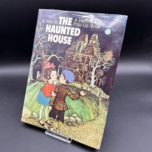 VTG A Visit To The Haunted House Pop-Up Book Hallmark Troll Halloween 1987 Rare - Picture 1 of 10