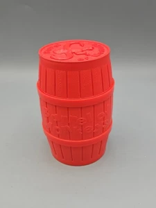 Vintage Barrel Of Monkeys 1989 with 15 RED Monkeys Bradley Classic MB Toy - Picture 1 of 8