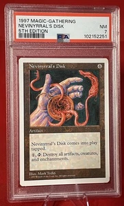 Nevinyrral's Disk 1997 5th Edition MTG Magic the Gathering PSA 7 NM - Picture 1 of 3
