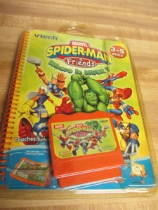 VTech VSmile SmartBook Marvel Spider-Man & Friends-Where Is Hulk? Game Cartridge - Picture 1 of 4