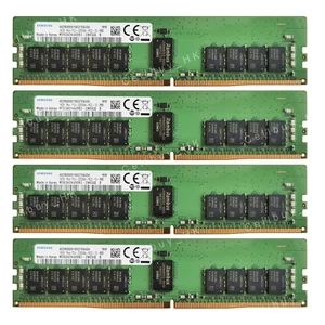 Samsung 64GB 4X16GB DDR4-25600R 3200MHZ REG ECC Registered Server RDIMM Memory - Picture 1 of 5